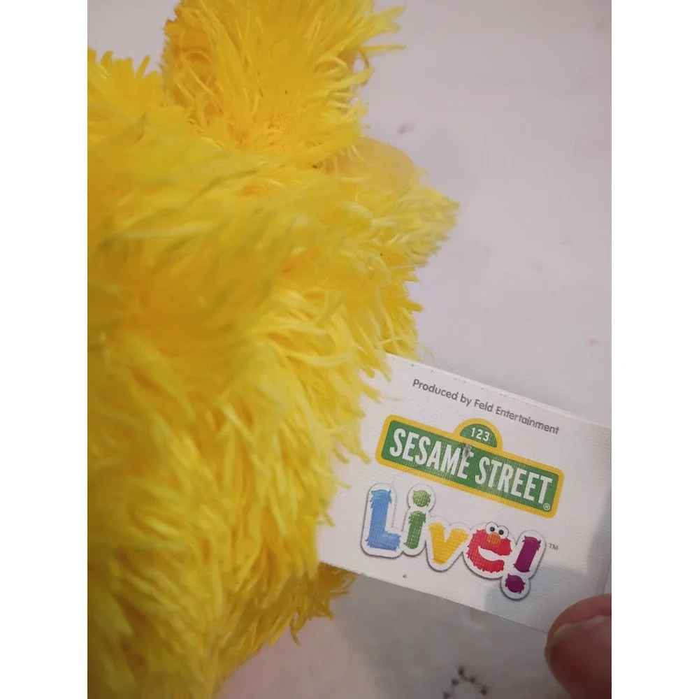 Sesame Street Live Big Bird Plush Feld Entertainment Yellow Bird 2017 18 inch